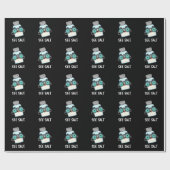 Zie Zout Funny Zee Salt Pun Dark BG Cadeaupapier (Vlak)