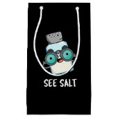 Zie Zout Funny Zee Salt Pun Dark BG Klein Cadeauzakje (Voorkant)
