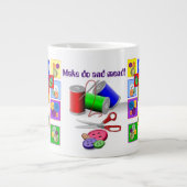 Zieg en spaar! grote koffiekop (Voorkant)