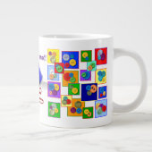 Zieg en spaar! grote koffiekop (Rechts)