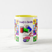 Zieg en spaar! tweekleurige koffiemok (Center)