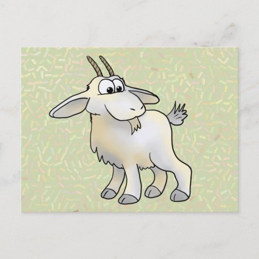 ziege briefkaart (Voorkant)