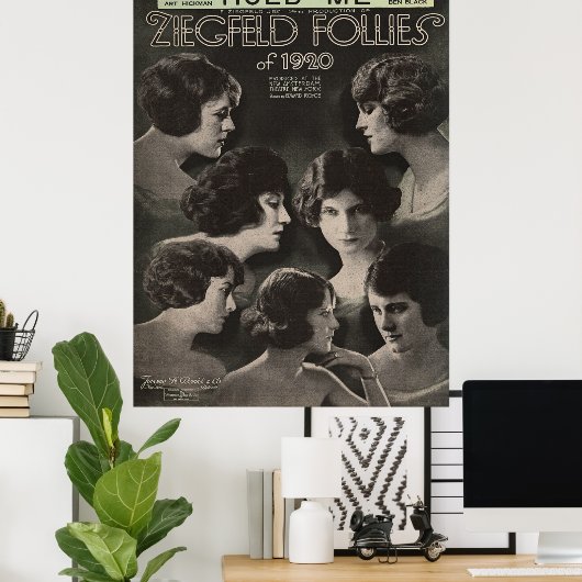 Ziegfeld 1920-Hold me Poster (Thuiskantoor)