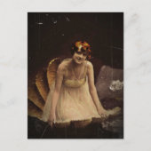 Ziegfeld Actress in een Seashell Briefkaart (Voorkant)