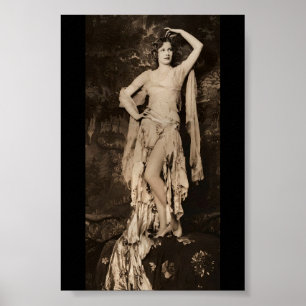 Ziegfeld Follies Girl Blanche Satchell ... jaren 2 Poster