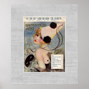 Ziegfeld Follies Girl  Theater Poster