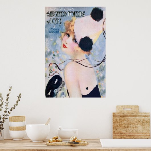 Ziegfeld Follies Poster Print (Keuken)