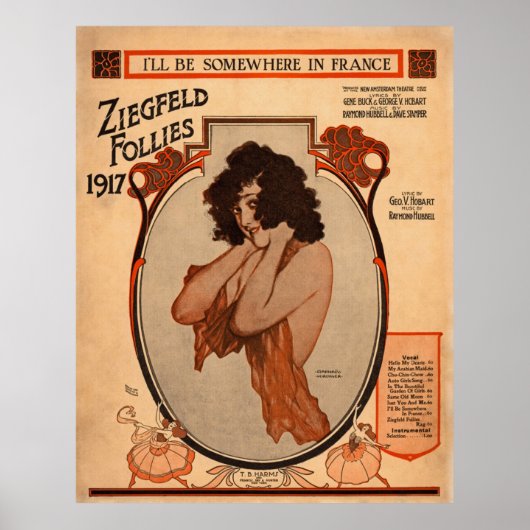Ziegfelds Follies 1917 Poster (Voorkant)