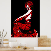Ziegfelds Louise Squire Poster (Keuken)
