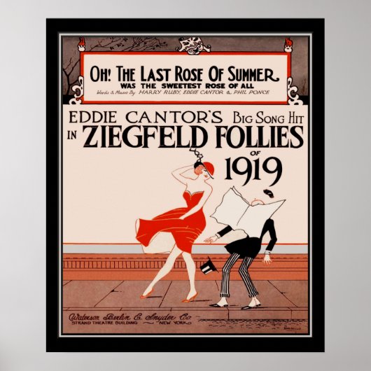  Ziegfield Follies van 1919 Poster (Voorkant)