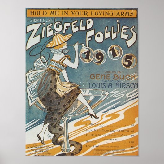 Ziegfled Follies 1915 hou me vast in je liefhebben Poster (Voorkant)