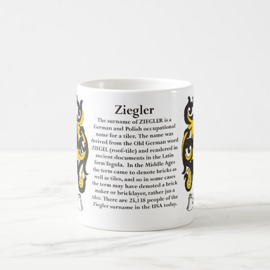 Ziegler Family Coat of Arms Mok (Center)