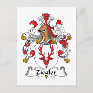 Ziegler Family Crest Briefkaart