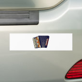 Ziehharmonika Akkordeon accordion Bumpersticker (Op auto)