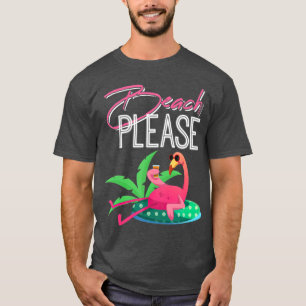 Ziehier Funny Mannen Weemens voor Flamingo T-shirt