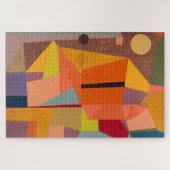 Ziehier : PAUL KLEE : JOYFUL MOUNTAIN LANDSCAPE Legpuzzel (Horizontaal)