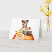 Ziek als een wenskaart kaart (Gele Bloem)