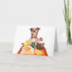 Ziek als een wenskaart kaart