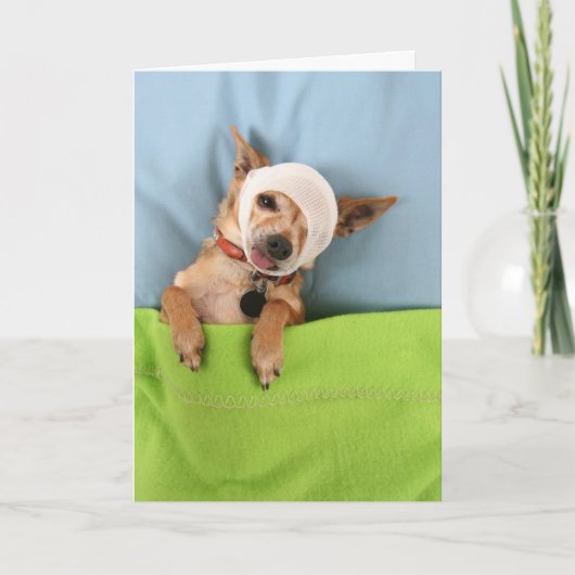 ziek-blauw kaart (Voorkant)