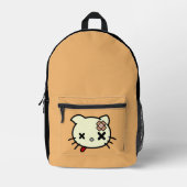 Ziek Kat Bedrukte Rugzak (Voorkant)