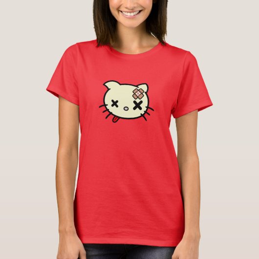 Ziek Kat T-shirt (Voorkant)