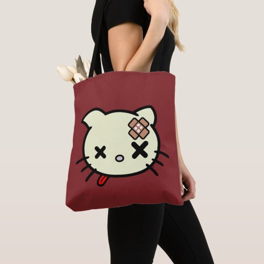 Ziek Kat Tote Bag (Dichtbij)