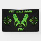 Ziek Kind Super Hero Spandoek (Horizontaal)