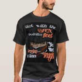 Ziek met de pokken, uitgehongerd, maar we vochten  t-shirt (Voorkant)