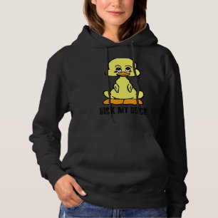 Ziek mijn Duck Cute Sarcastic Injuist Hoodie