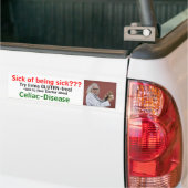 Ziek om ziek te zijn??.. bumpersticker (Op Truck)