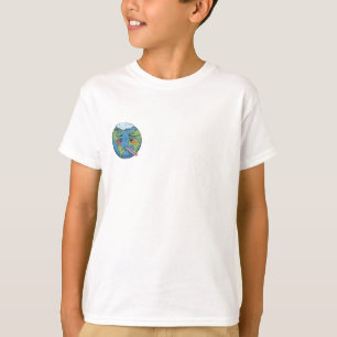 Zieke Aarde Voelt zich Onwel Kinderen T-shirt