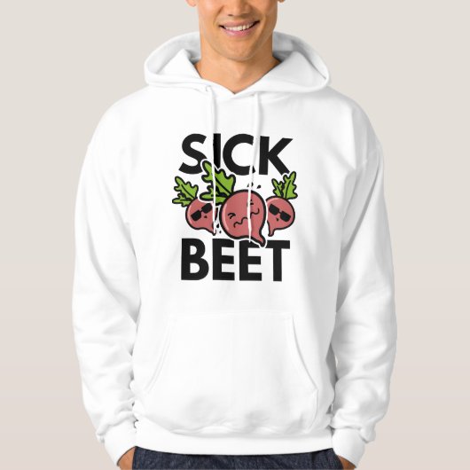 Zieke biet hoodie (Voorkant)