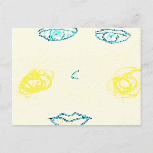 zieke briefkaart (Voorkant)