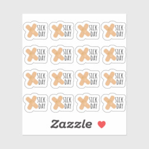 Zieke dag Medipatches Dag van de Herinnering Bujo Sticker