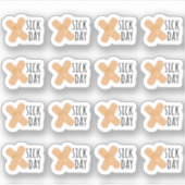 Zieke dag Medipatches Dag van de Herinnering Bujo  Sticker (Voorkant)