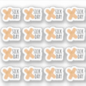 Zieke Dag Medipatches Vrije Dag Herinnering Bujo P Sticker (Voorkant)