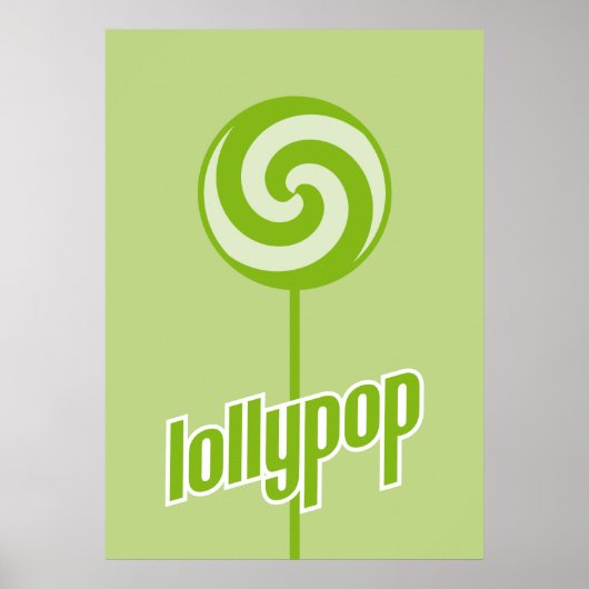 zieke groene luiper poster (Voorkant)
