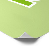 zieke groene luiper poster (Hoek)