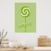 zieke groene luiper poster (Keuken)