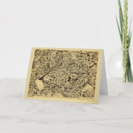 Zieke kamer, van Brian Benson. Kaart