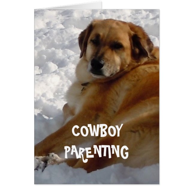 Zieke Kind koorts Cute Dog - Cowboy Ouderschap (Voorkant)