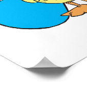 zieke kleine eend poster (Hoek)