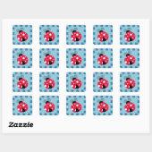Zieke Lieveheersbeestjes Stickers (Vel)