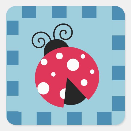 Zieke Lieveheersbeestjes Stickers (Voorkant)