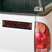 Zieke Stok Bumpersticker (Op Truck)