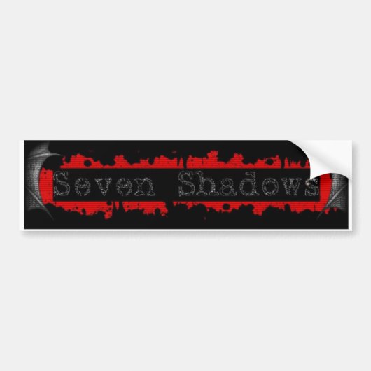 Zieke Stok Bumpersticker (Voorkant)