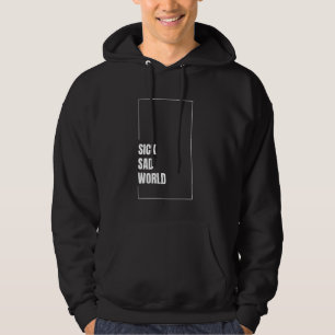 Zieke Treurige Wereld-inscriptie Hoodie