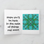 zieke trieste kikker, niet te goed? kaart (Binnen)