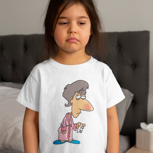 Zieke vrouw t-shirt