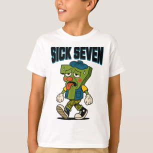 Zieke Zeven 67 Halloween Kostuum Voor Trending Pop T-shirt